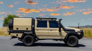 79 Series Landcruiser - Bronco Built V5 Steel Tray & Alloy Canopy