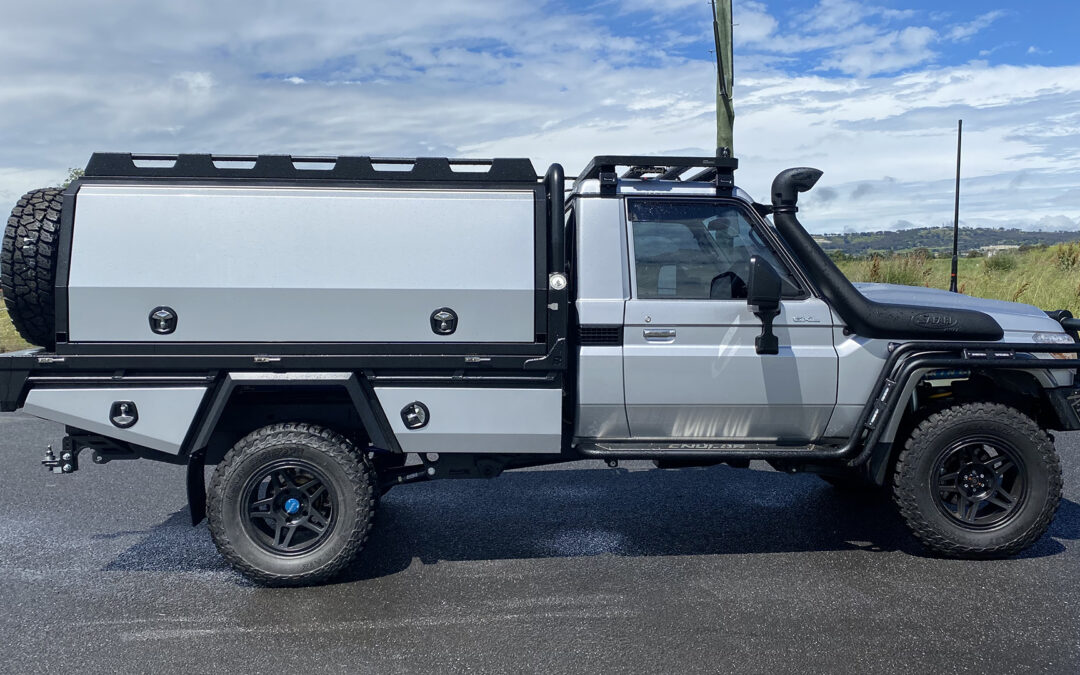 Single Cab 79 Series Landcruiser - Bronco Built V5 Alloy Tray & Canopy