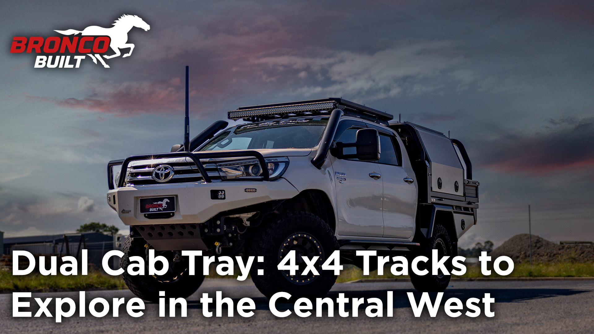 Dual Cab Tray: 4x4 Tracks Bronco Built