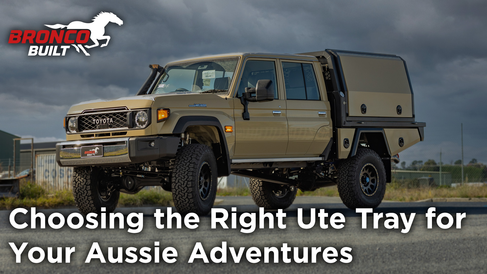 The Right Ute Tray - Bronco Built